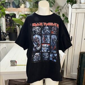 Iron Maiden Black Graphic T-Shirt XL